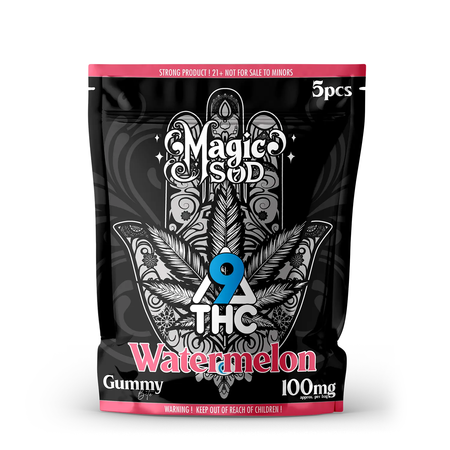 Magic SOD Watermelon gummies Delta9 THC