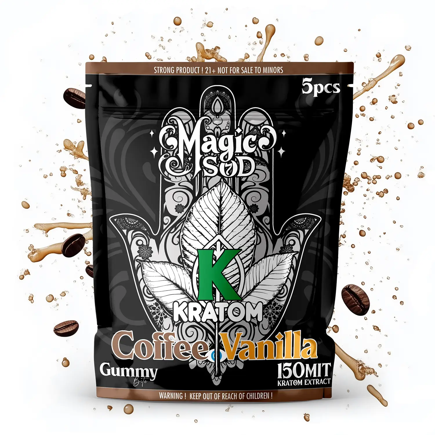 Magic SOD Coffee Vanilla gummies Kratom